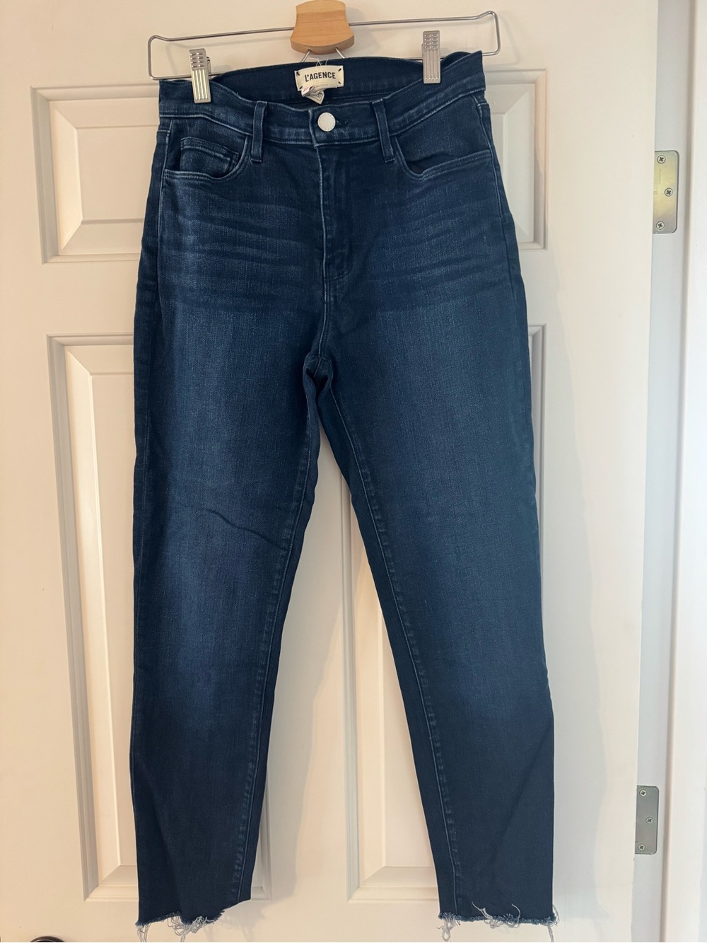 L'AGENCE Dark Straight Jeans
